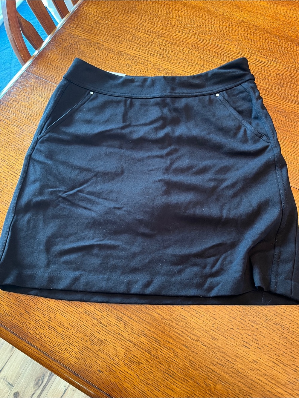 GREG NORMAN Black Women’s Skort with Pockets and Side Zipper NWT, size S